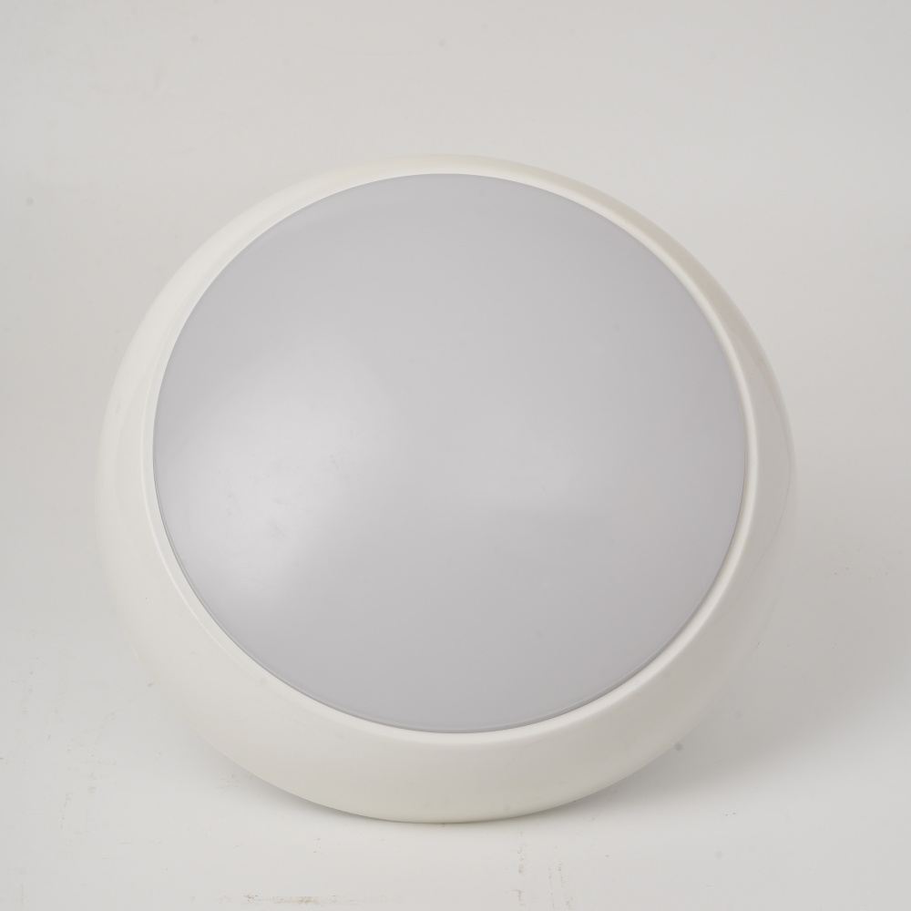 JUNAN LED Bulkhead Emergency Ceiling Light IP65 Corridor 18W Li-Ion Battery 3 Hours 2 Lamp Heads 6000K Daylight Wholesale Custom