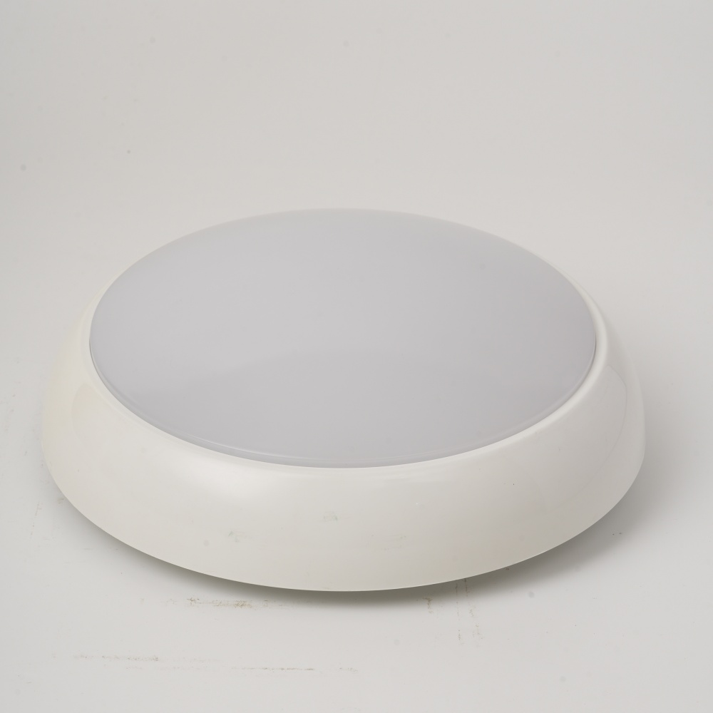JUNAN LED Bulkhead Emergency Ceiling Light IP65 Corridor 18W Li-Ion Battery 3 Hours 2 Lamp Heads 6000K Daylight Wholesale Custom