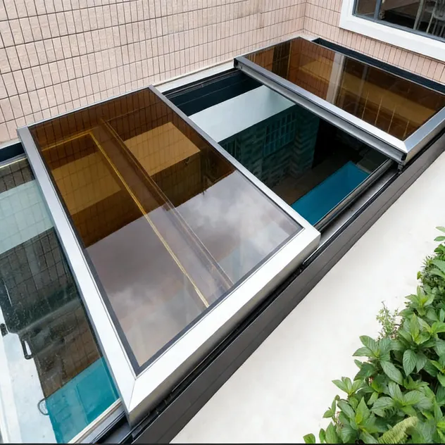 Intelligent Electric Sliding Skylight details 1