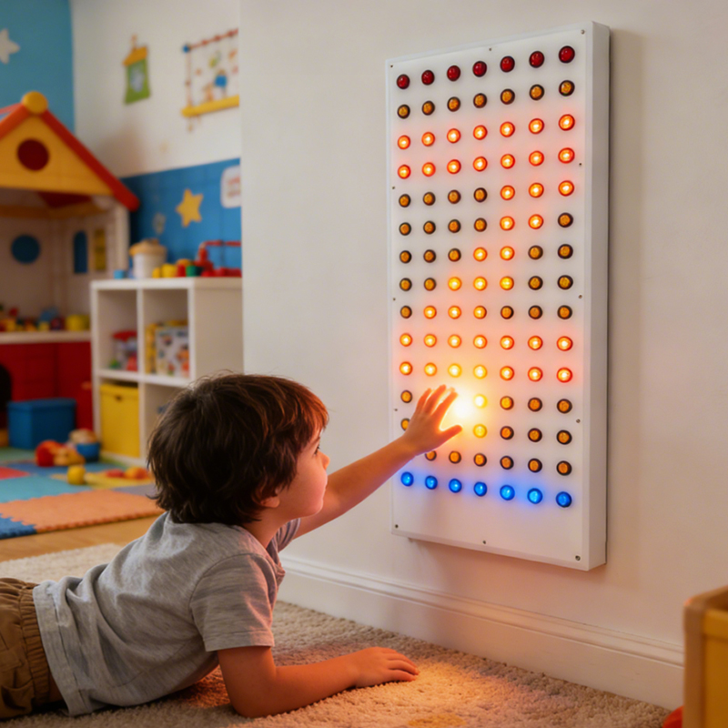 Customized Creative Wall Lamp DIY Pattern Digital Light for Intellectual Development of Children in Educational Institutions