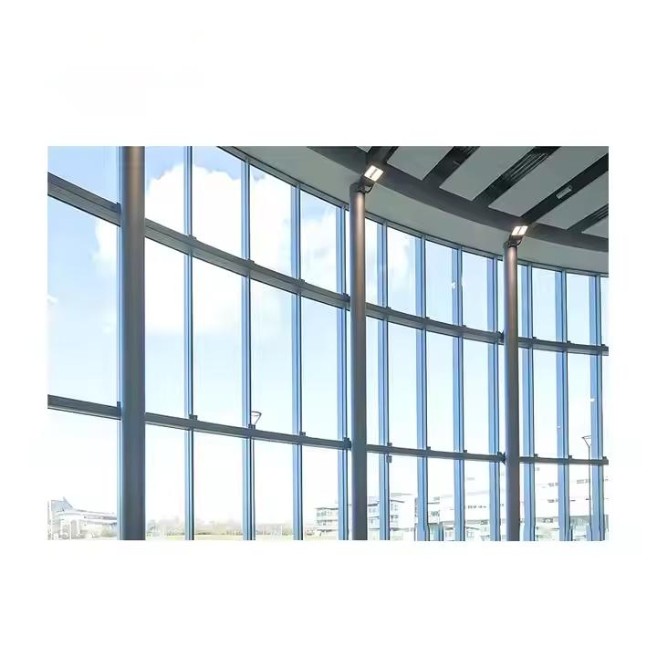 Modern Design Glass Curtain Wall System with Insulated Glass Panel Competitive Pricing