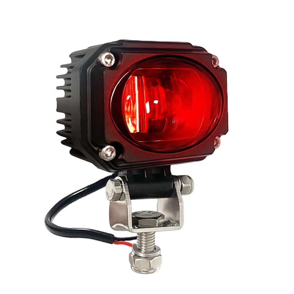 Mini LED Forklift Light Safety Red Zone Warning Light Accessory for Forklifts