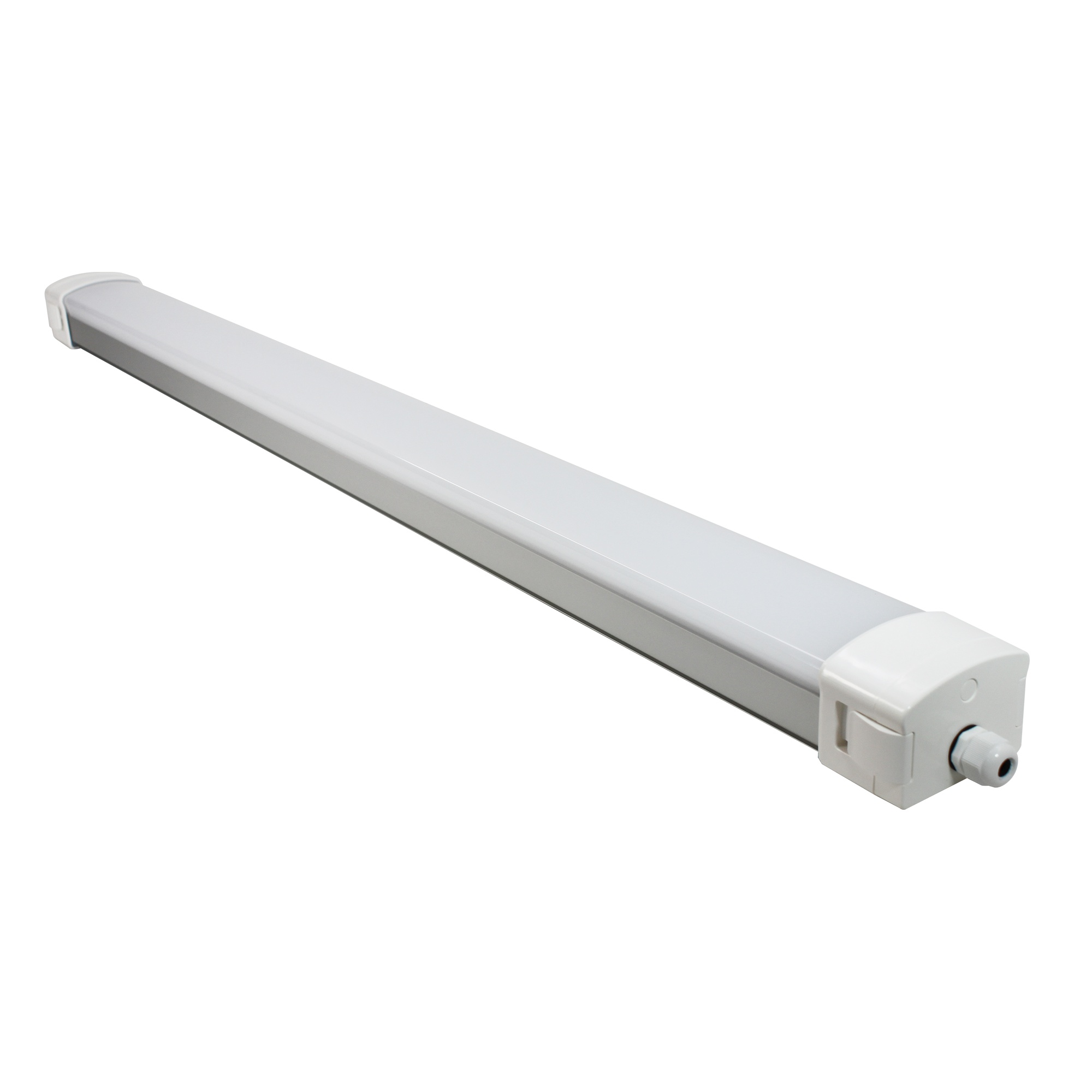 IP65 Weatherproof Tri Proof 50W 5000K Daylight LED Light Fixture Vapor Tight Indoor Industrial Warehouse Parking Lot Dimmable