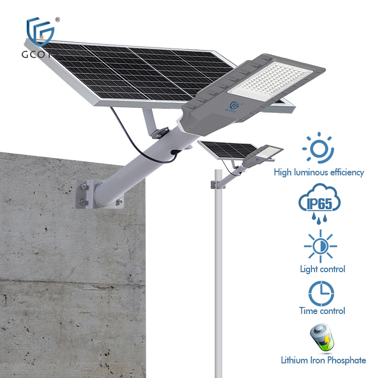 High-efficiency Solar LED Street Lights Outdoor Waterproof High Quality Aluminum Street Light for Highway Commercial Lighting