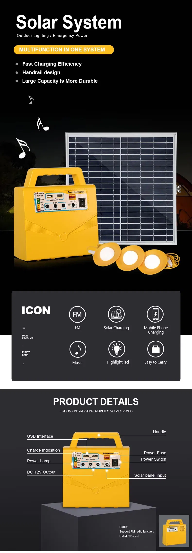 Efficient Solar Power System for Home Lighting Needs