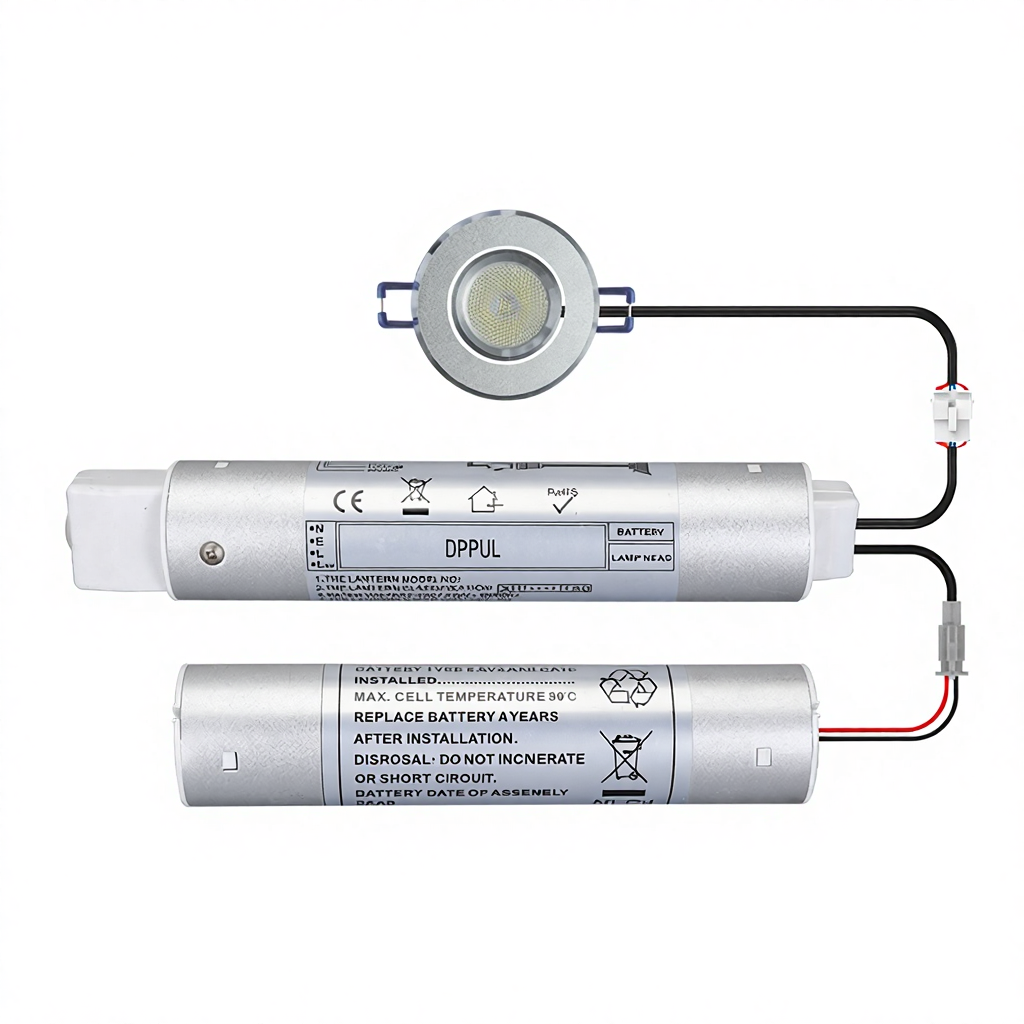 High Brightness Emergency Downlight Kit Efficient Hanging Rechargeable LED Light Emergency Kit