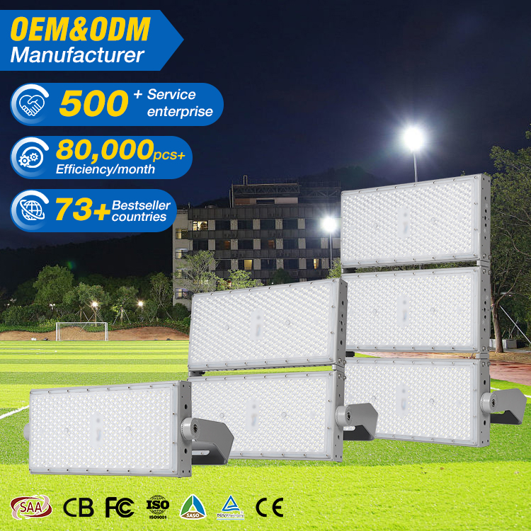 Quality Assurance Outdoor Basketball Stadium Ip65 Waterproof Die-cast Aluminum 240W 480W 720W Led High Mast Light