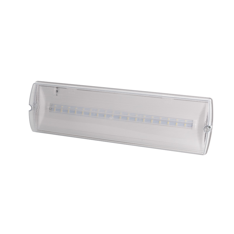 IP65 Waterproof 180mins 3W Hotel Bulkhead Emergency Light Rechargeable Exit Sign Led Plastic 4-Year Warranty Factory Price
