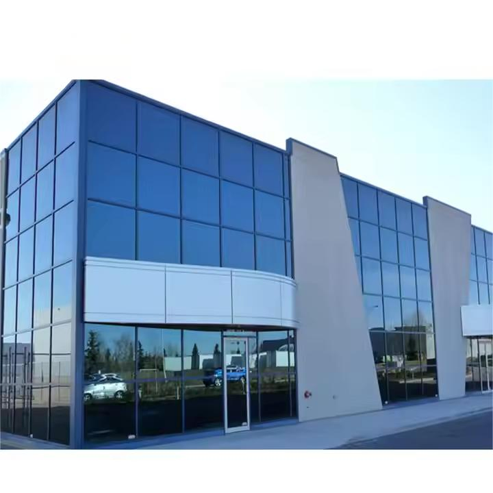 Architecture Quality Window Wall Panels Fireproofing Triple Glazing Curtain Wall System