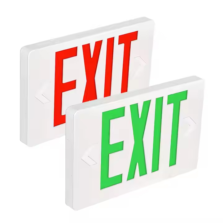 High Performance Exit Sign Light Emergency Lighting Solution Multiple Mounting Options