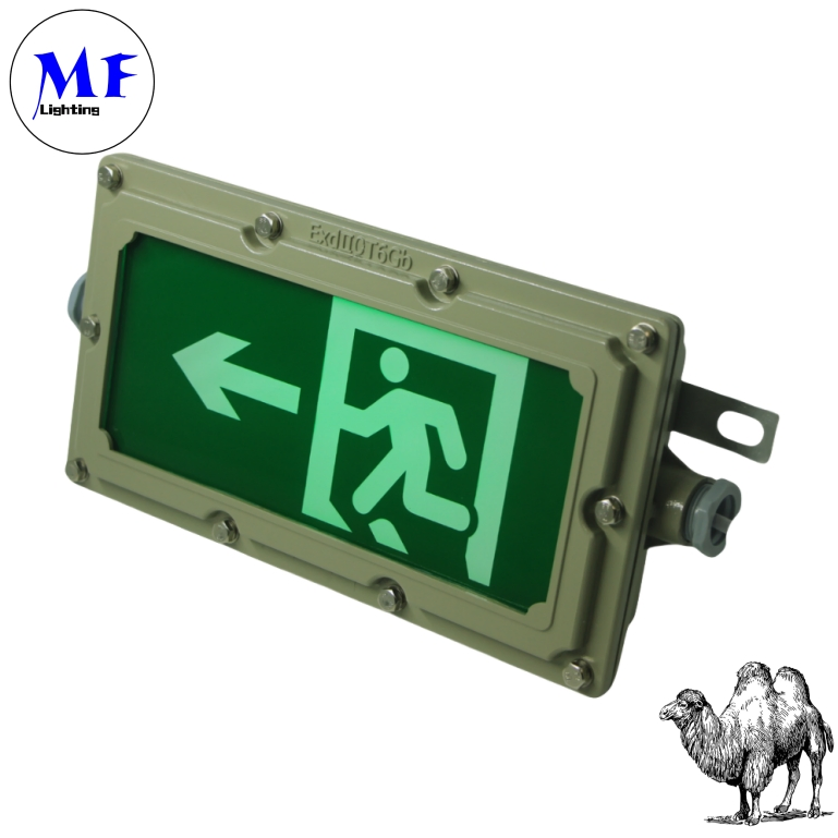 Factory Price 4W IP65 Explosion-Proof Emergency Exit Light for Industrial Zones Mining Areas Chemical Plants Oil and Gas Facilities Hospital Ocean Platform