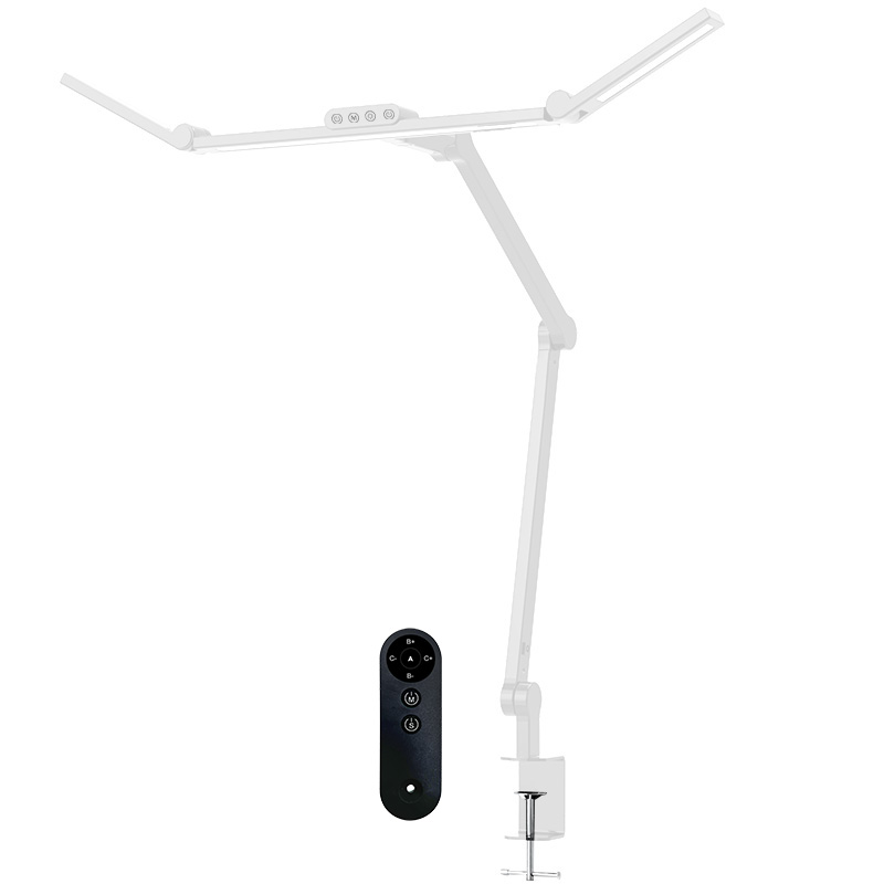 Double Head Monitor Light Bar LED Desk Lamp For Monitor Studio Reading Home Office Study Nail Tech Table Lamps