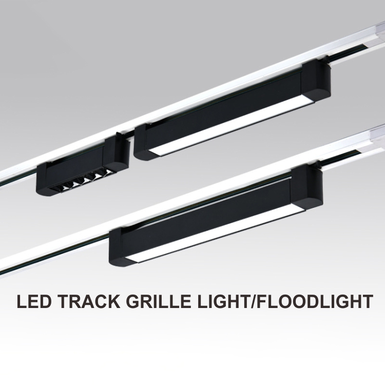 New Design Aluminum Retail Led Linear Track Light Commercial Track Light System