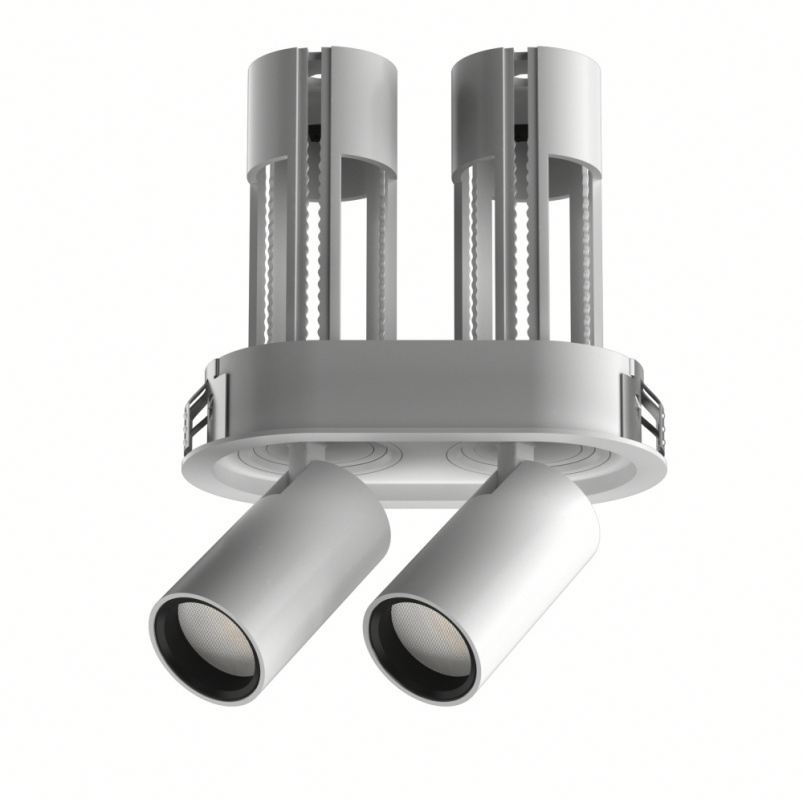 2024 Factory Aluminum Modern Recessed Adjustable 6W Dimmable Stretch Track Light 60 Degree Beam Angle LED Pull Downlight Hotel