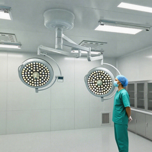 LED Shadowless Surgical Lights Electric Portable Hospital Ceiling-Mounted High Illumination 180000LUX Mobile Examination