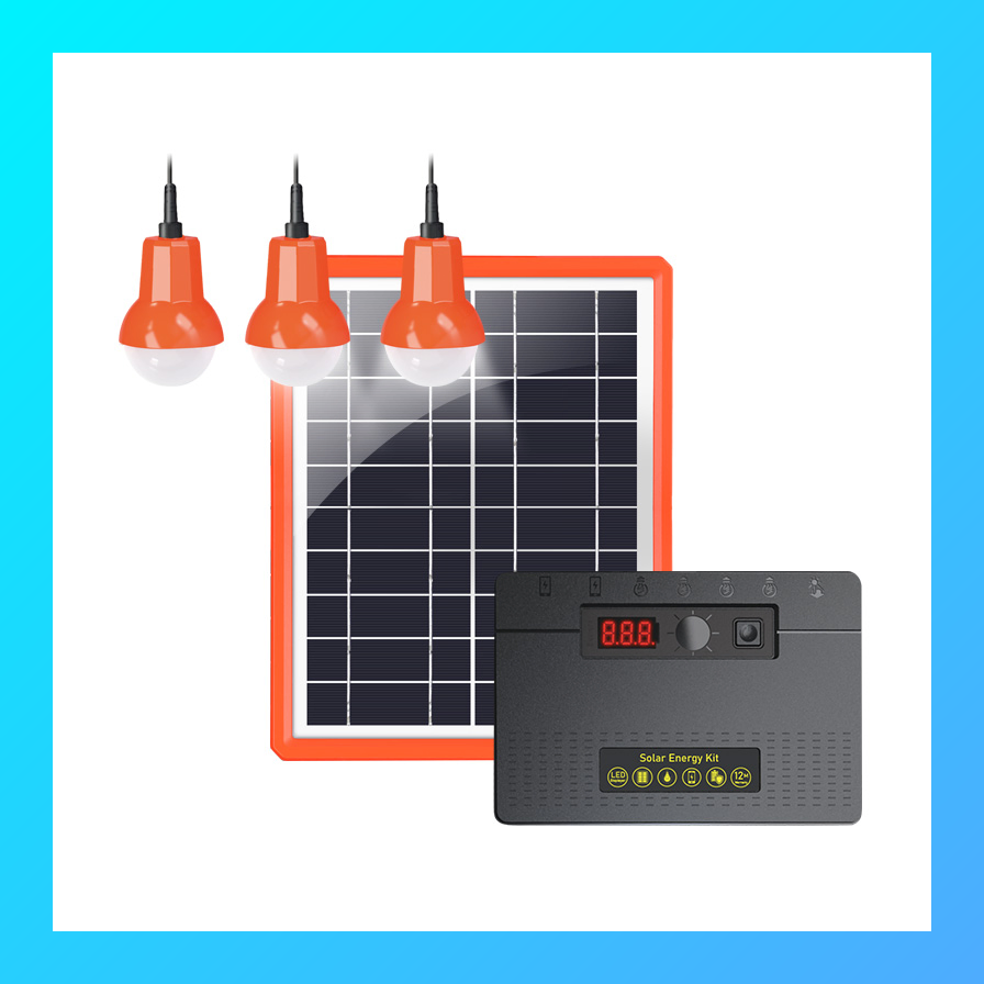 Efficient Solar Powered Lighting System with 5W Panel (SC-905)