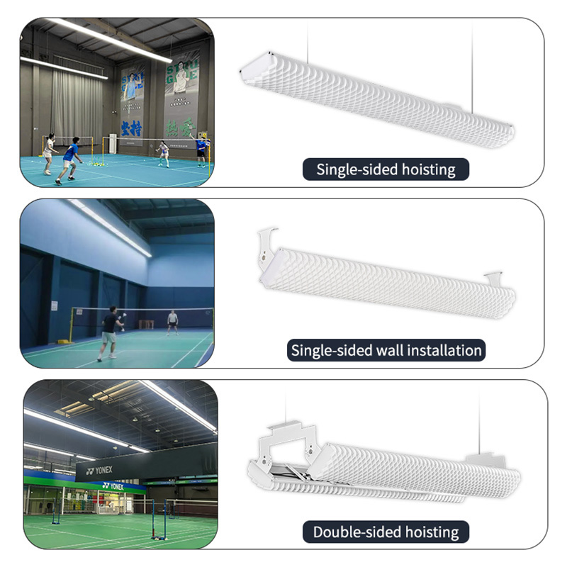 Good Indoor LED Badminton Court Lamp Padel Badminton Court Light Anti-Glare Badminton Arena Pickleball Court Light for Gym