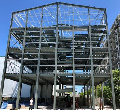 Durable Prefab Steel Storage Solutions for Ventilation and Lighting Needs