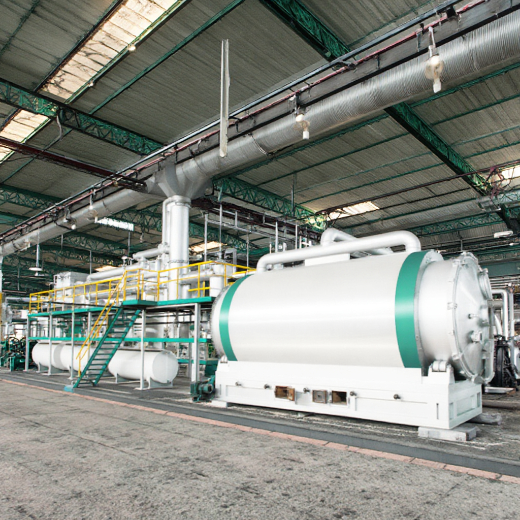 Incinerator Medical Waste Hospital Batch Type Plastic Pyrolysis Plant