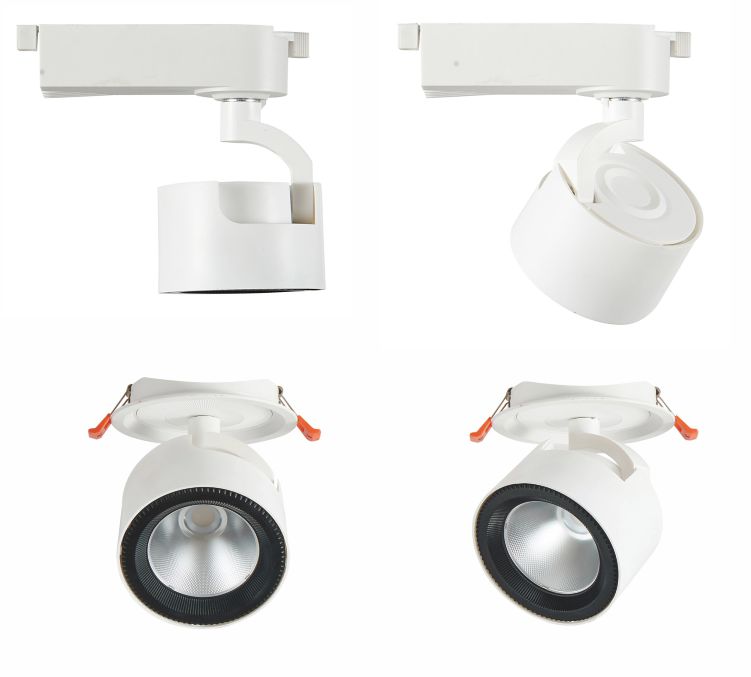 Competitive Led Track Light Gu10 System and Led Track Light Barn Door