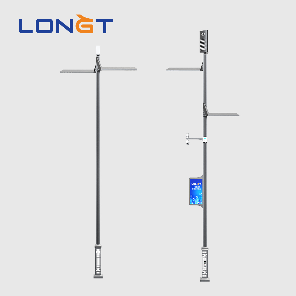 Intelligent IP66 Aluminum LED Street Lamp with Solar Power Multi-Functional Lighting Solutions ROHS Certified