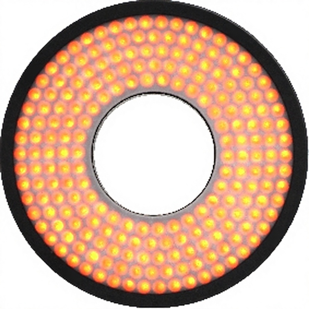 30 Ring LED Light Source Model R-HXGY for Industrial Visual Inspection 90mm Special Visual Ring Light for Office Application
