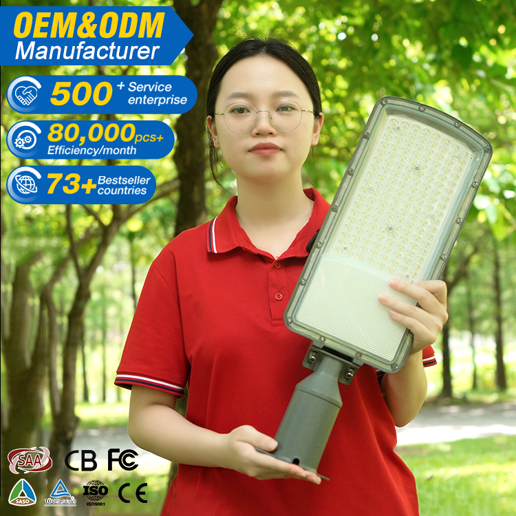 Parking Lot Road Lighting Outdoor Ip66 Waterproof Aluminum Smd 50w 100w 150w 200w Led Street Lamp