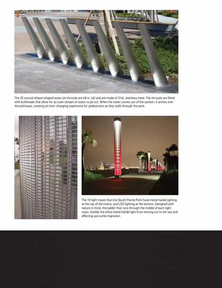 Luxury Stainless Steel Lighting System to Light up New Landmarks of Urban Architecture