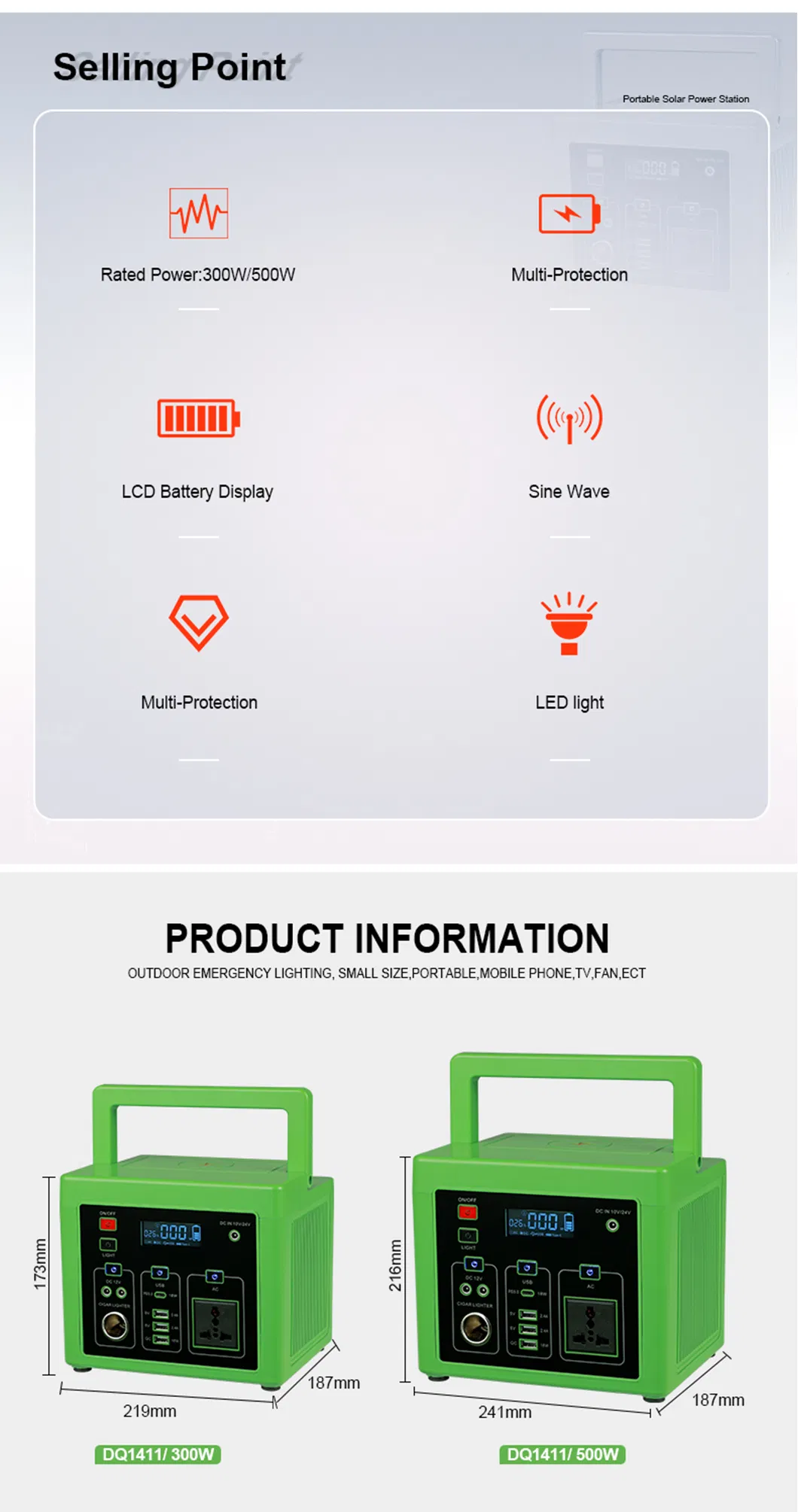 Detailed specifications sheet part 2