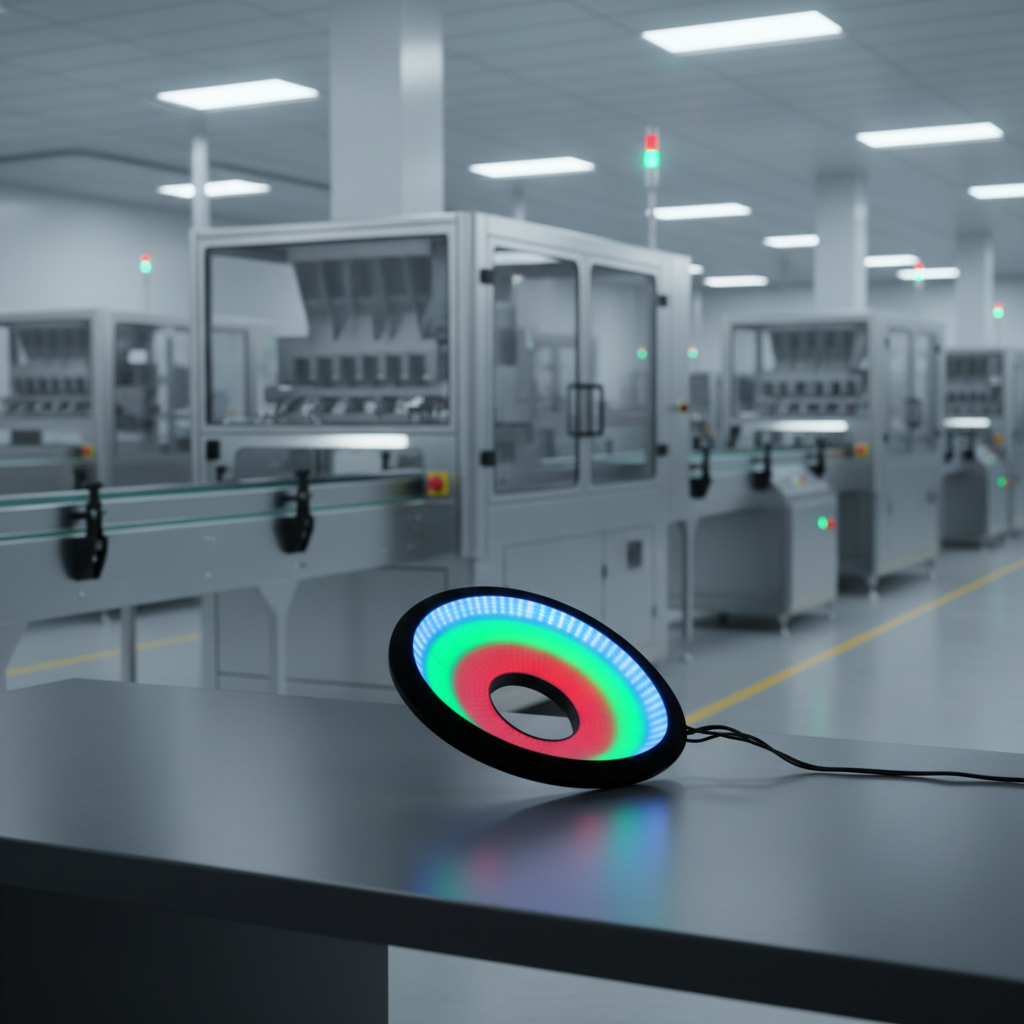 Dimmable RGB LED Dome Light Industrial Inspection Machine Vision Lighting Source AOI IP65 Rating Diffuse Illumination China