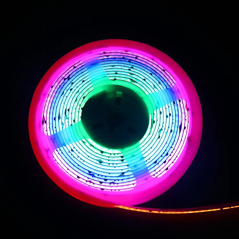Premium Flexible Colorful Waterproof RGB LED COB Strip for Decoration Lighting