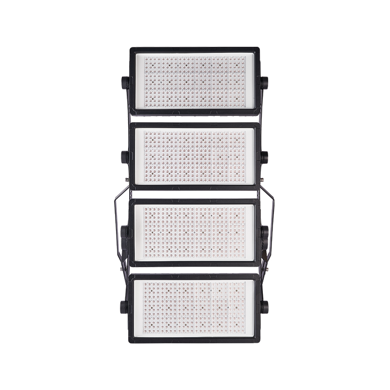 Aluminum Body IP65 Protection High Power 1000W Foldable LED Projector Lights for Outdoor Football Stadiums Sports Venues AC