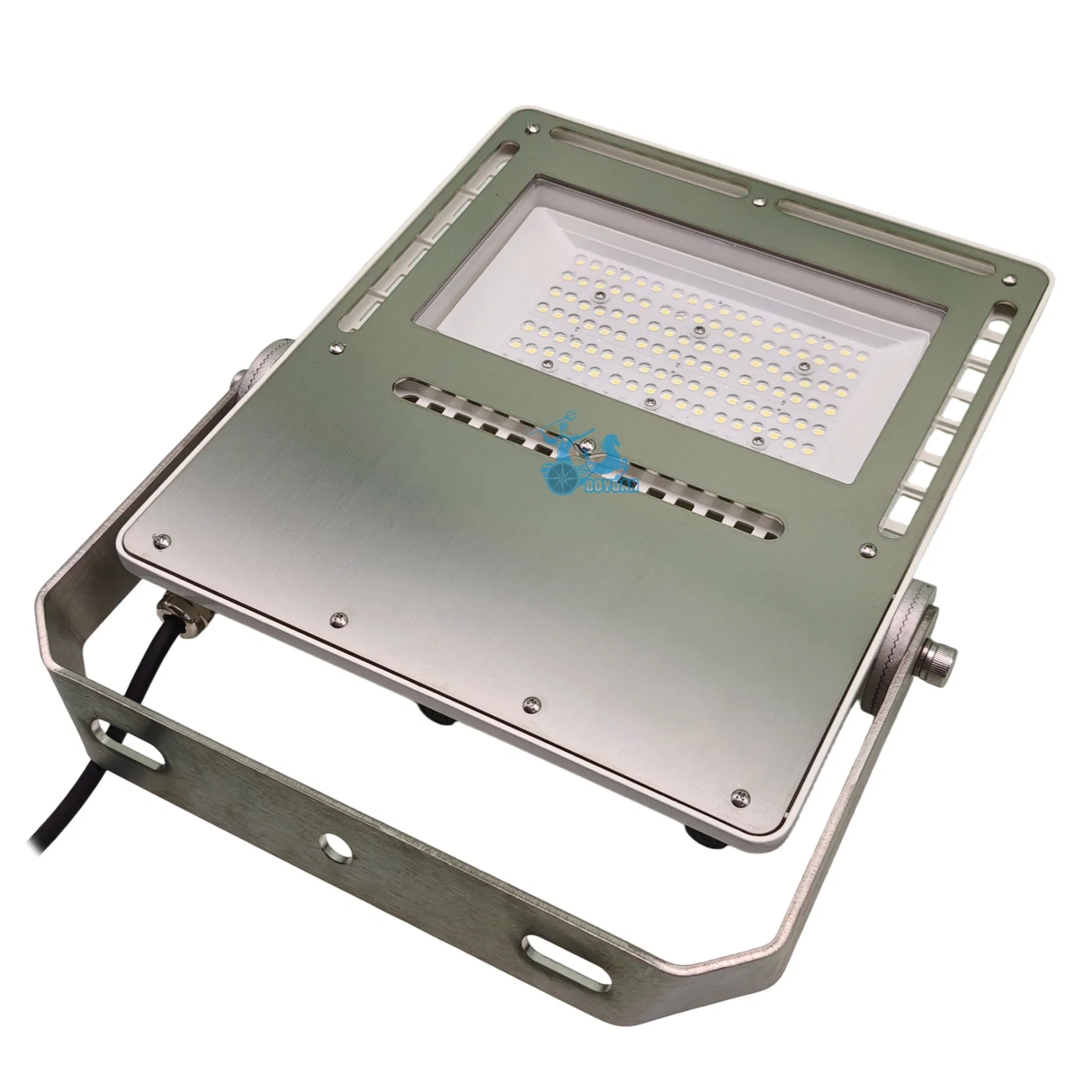 LED Floodlight 300W for Oil &amp; Gas Platforms, Mining Operations and Coastal Infrastructure, Marine-Grade Stainless Steel Design for Saltwater Saltwater Exposure