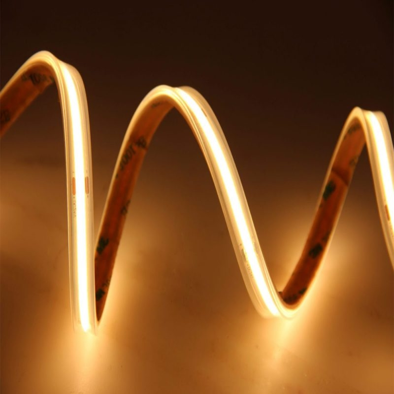 Premium Flexible Colorful Waterproof RGB LED COB Strip for Decoration Lighting