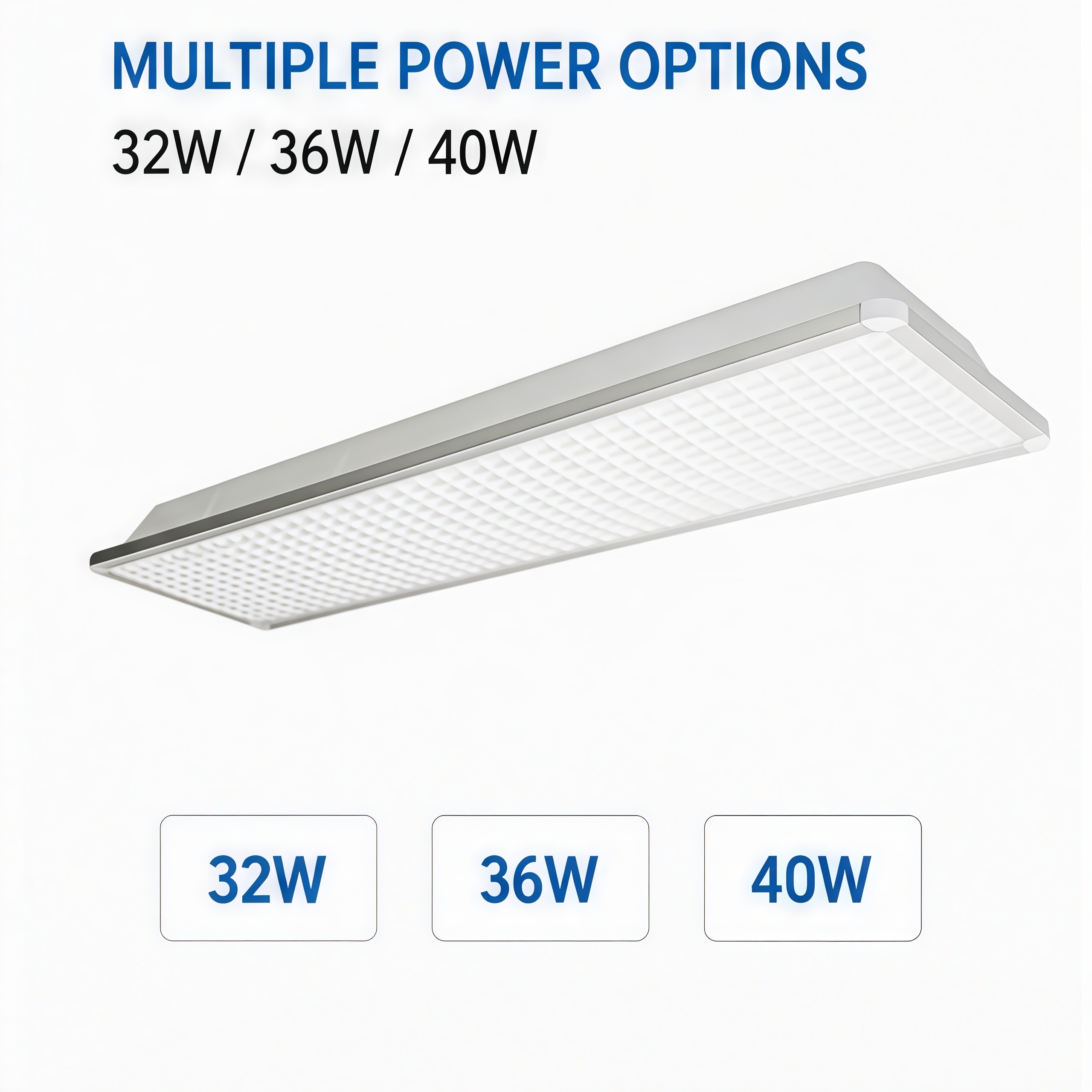 LED Classroom Panel Light UGR<19 Anti-glare 32W 36W 40W Office Ceiling Light Eye Protection 5000K Daylight Aluminum Alloy 5-Year