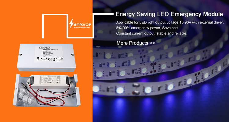 Emergency Conversion Kit Power Pack Led Lights Rechargeable Exit Light