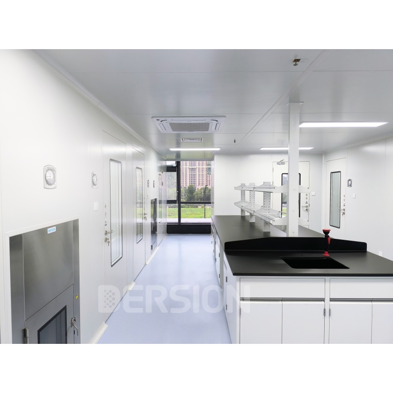 ISO8 Cleanroom Modular System with Energy-Efficient LED Lighting