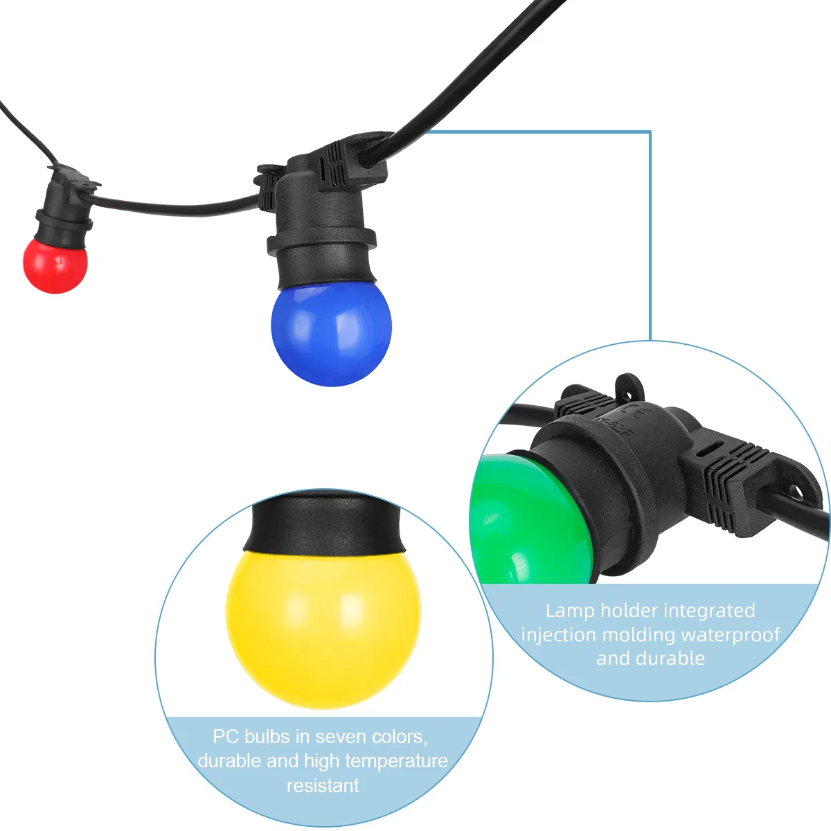 Atmosphere Decorative Lamp Outdoor Weatherproof Commercial Cafe Grade Lights Holiday Lighting