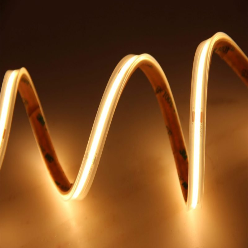 Premium Flexible Colorful Waterproof RGB LED COB Strip for Decoration Lighting