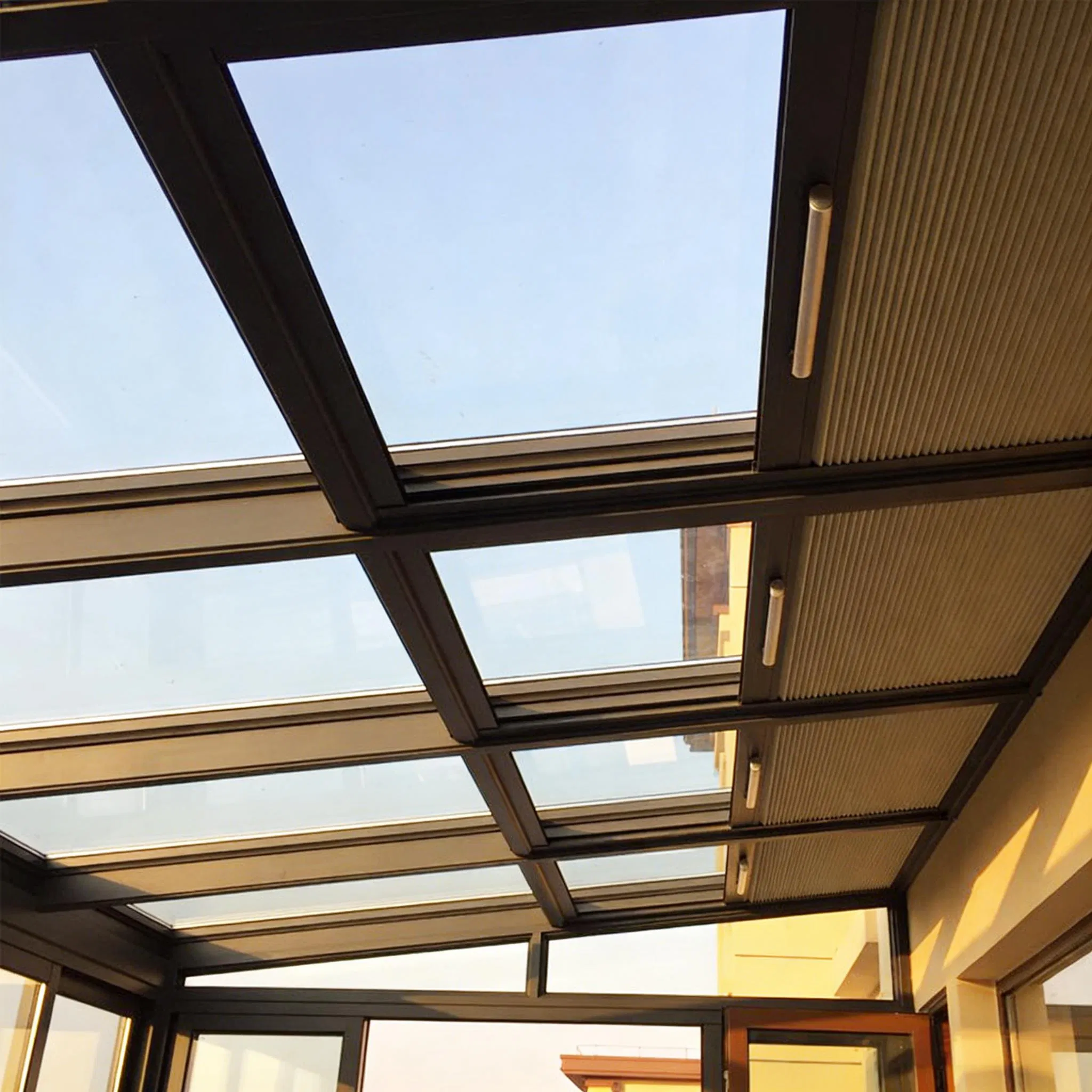 Intelligent Electric Sliding Skylight with Remote Control System