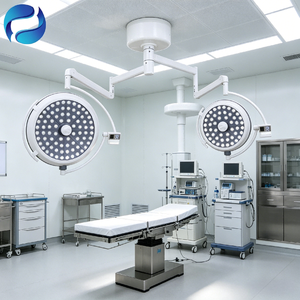 Ceiling Mounted LED Medical Shadowless Operating Lamp with Independent Control System Sterilizable Handle