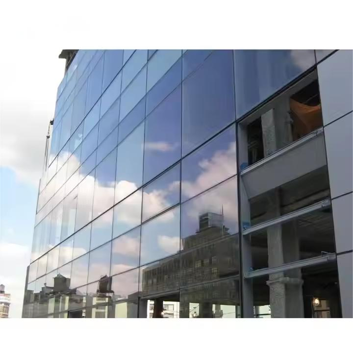 Architecture Quality Window Wall Panels Fireproofing Triple Glazing Curtain Wall System