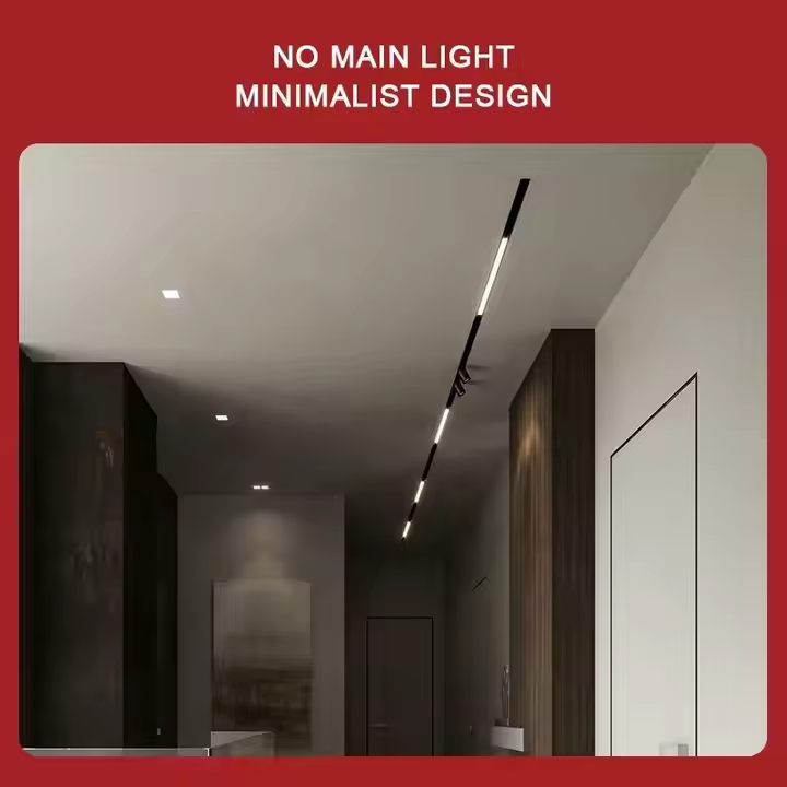 Commercial Hotel Track Light Linear Ceiling Embedded Led Track Light System