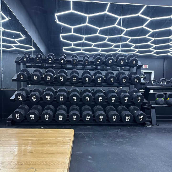 Waterproof Hexagon Cellular LED Lighting Systems for Garage &amp; Warehouse - OEM Manufacturing