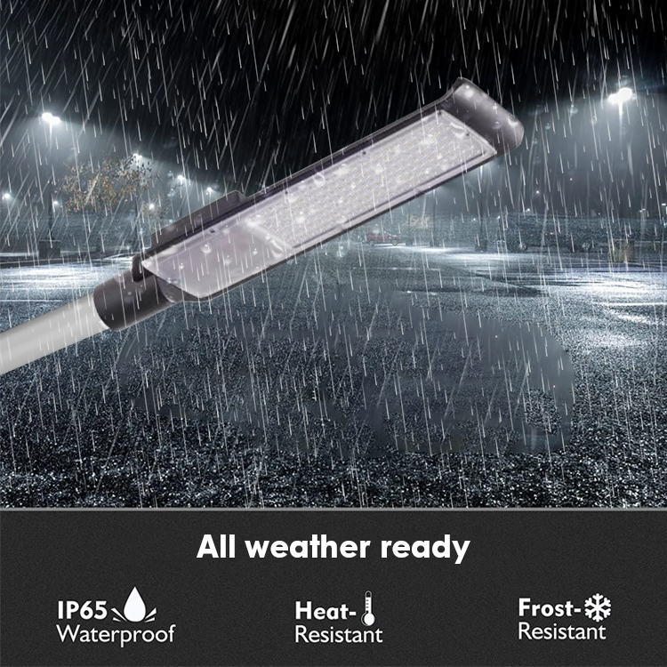 Gisun High Lumen Outdoor Waterproof Ip65 Parking Lot Public Raod Lamp 30w 50w 100w 150w 200w AC Led Street Light