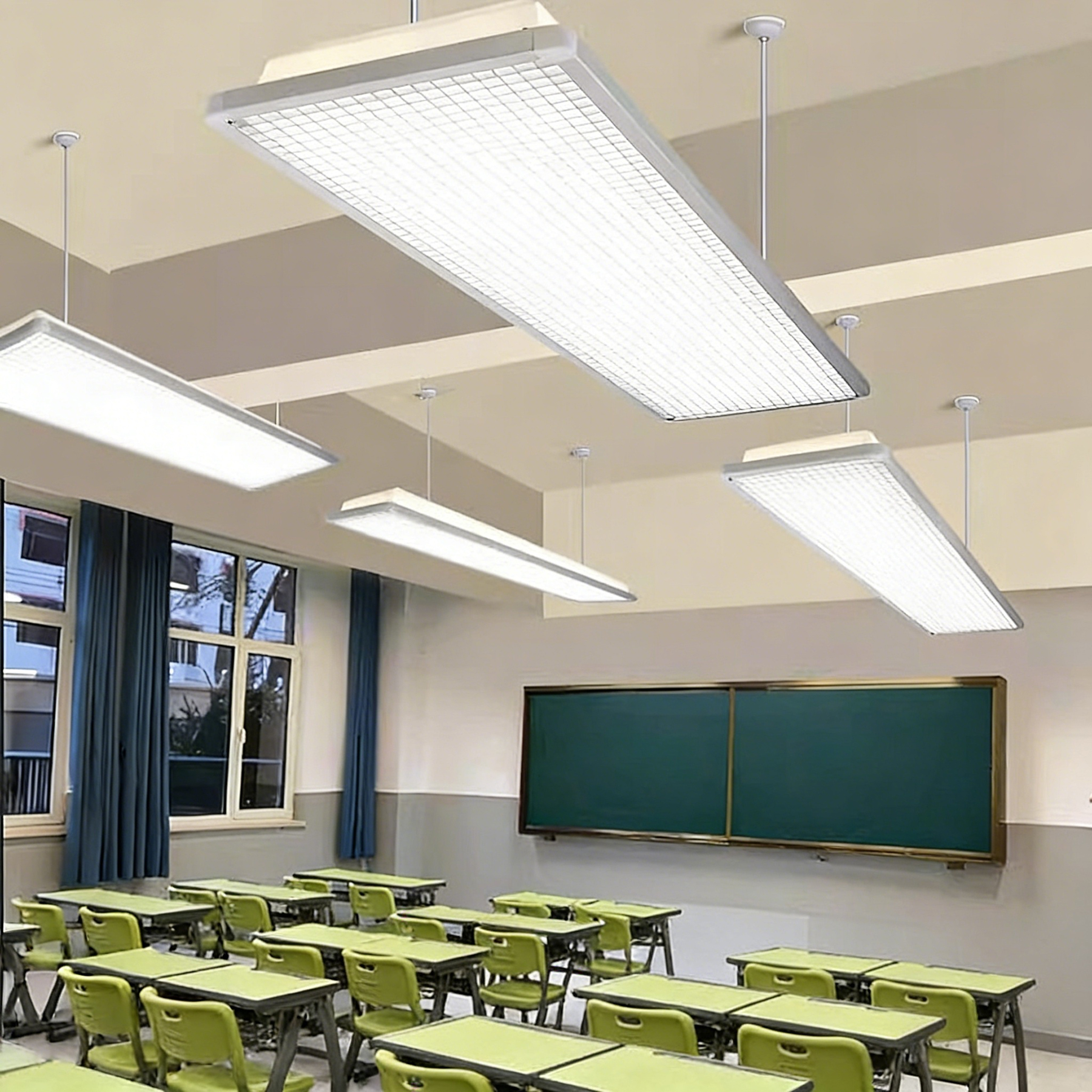 LED National Standard Classroom Light Eye Protection Training Institution Bracket Library School Special Lighting Light