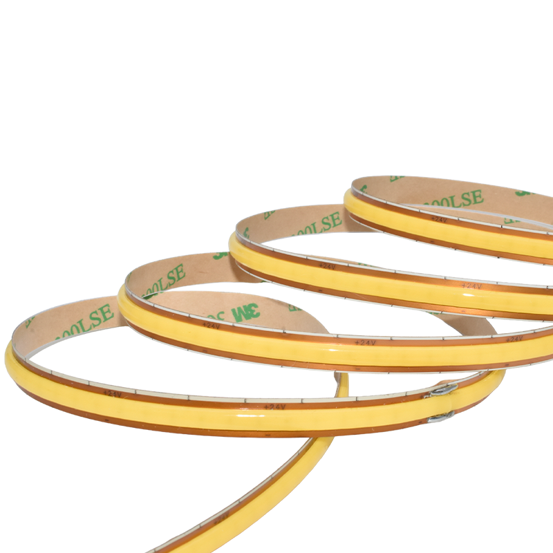 24V COB LED Strip 720 LED/m 8mm Arbitrary Cutting Dotless High Density for Mall Hotel Office Commercial Showcase Linear Lighting