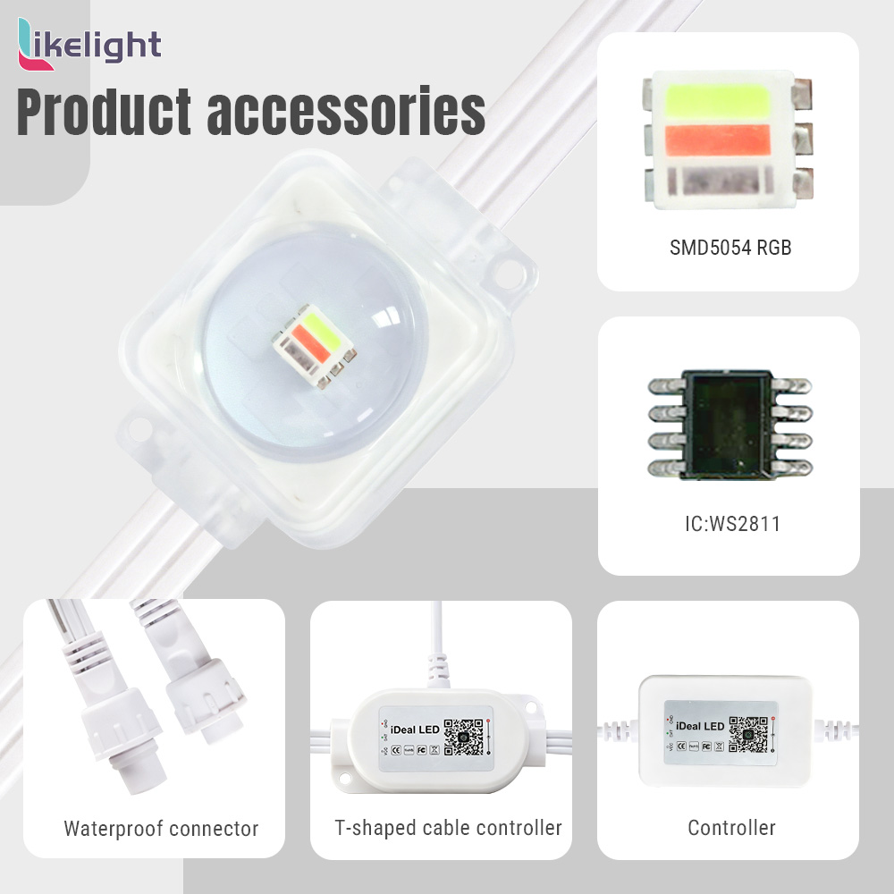 Premium Quality Permanent Outdoor Eave Lights System for Residential Architectural RGB Lighting DC24V/36V WS2811 App Control