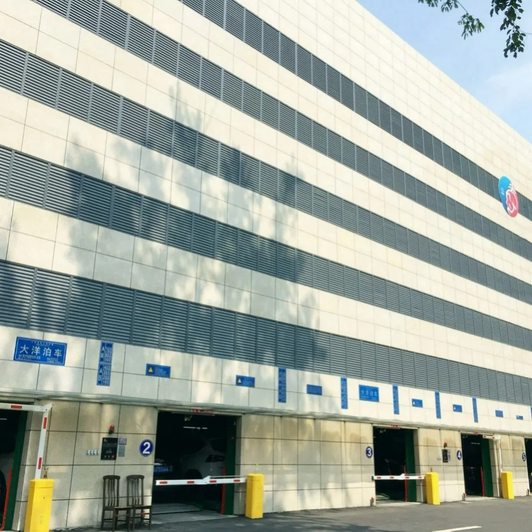 Energy Efficient Circular Vertical Lift Parking System with LED Lighting for 24/7 Operation