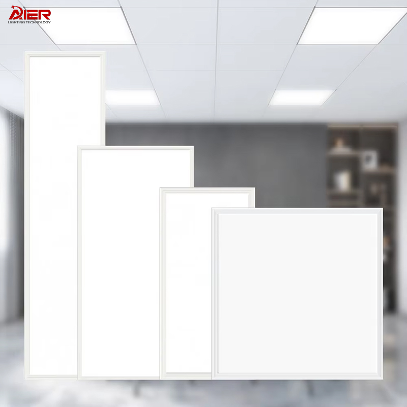 Mounted LED Panel Light for Home Office Lighting Solution 595*595mm Recessed Square Backlit 36W 48w 6000K
